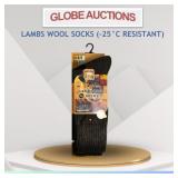 LAMBS WOOL SOCKS (-25ï¿½C RESISTANT) SIZE:10-13