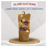 LAMBS WOOL SOCKS (-25ï¿½C RESISTANT) SIZE:10-13