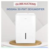 INSIGNIA 50-PINT DEHUMIDIFIER (MSP:$379) WORKING
