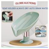 SOAP HOLDER ALWAYS DRY AUTO DRAIN WATER