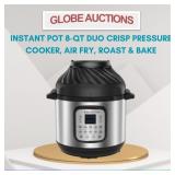 LOOKS NEW 8-QT DUO CRISP AIR FRYER (MSP:$262)