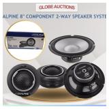 BRAND NEW ALPINE 8" 2-WAY SPEAKER SYSTEM(MSP:$349)