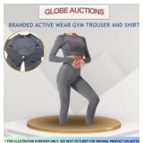 BRANDED ACTIVE WEAR GYM TROUSER AND SHIRT (S)