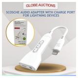 SCOSCHE AUDIO ADAPTER WITH CHARGE PORT