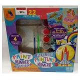 22-PCS PAINT NUMBER STUDIO WITH 4-PCS OF ART