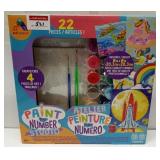 22-PCS PAINT NUMBER STUDIO WITH 4-PCS OF ART