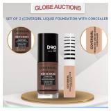 SET OF 2 (COVERGIRL LIQUID FOUNDATION+CONCEALER)
