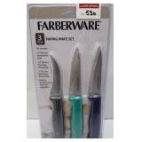 FARBERWARE 3-PIECES PARING KNIFE SET