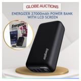ENERGIZER 27000mAh POWER BANK W/ LCD SCREEN