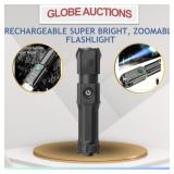 BRAND NEW RECHARGEABLE BRIGHT,ZOOMABLE FLASHLIGHT