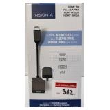 INSIGNIA HDMI TO VGA  ADAPTER