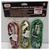 6-PCS ASSORTED ELASTIC BUNGEE CORD (12"x18"x24")
