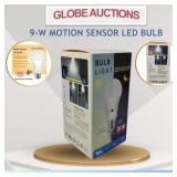 9-W MOTION SENSOR LIGHT LED BULB