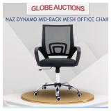 NAZ DYNAMO MID-BACK MESH OFFICE CHAIR (MSP:$139)