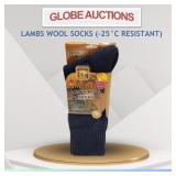 LAMBS WOOL SOCKS (-25ï¿½C RESISTANT) SIZE:10-13