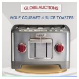 LOOKS NEW WOLF GOURMET 4-SLICE TOASTER (MSP:$649)
