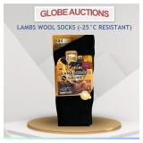LAMBS WOOL SOCKS (-25ï¿½C RESISTANT) SIZE:10-13