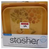 450-ML STASHER REUSABLE SILICONE SANDWICH BAG
