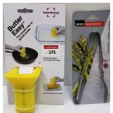 SET OF 2 (BUTTER SPREADER + ASPARAGUS PEELER)