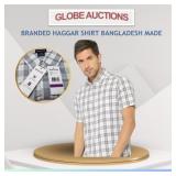 BRANDED HAGGAR SHIRT (M) BANGLADESH MADE