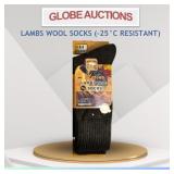 LAMBS WOOL SOCKS (-25ï¿½C RESISTANT) SIZE:10-13