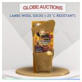 LAMBS WOOL SOCKS (-25ï¿½C RESISTANT) SIZE:10-13