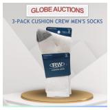 3-PACK CUSHION CREW MEN