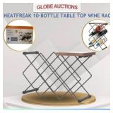 NEATFREAK 10-BOTTLE TABLE TOP WINE RACK
