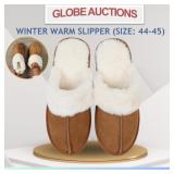 BRAND NEW WINTER WARM SLIPPER (SIZE: 44-45)