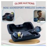 BOSE SOUNDSPORT WIRELESS EARBUDS (TESTED/WORKING)
