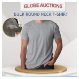 BULK ROUND NECK T-SHIRT (SIZE: L)