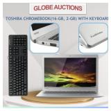 TOSHIBA CHROMEBOOK(16-GB, 2-GB)+KEYBOARD+WARRANTY