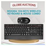 LOOKS NEW INSIGNIA WIRELESS KEYBOARD & MOUSE COMBO