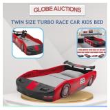 NEW TWIN SIZE TURBO RACE CAR KIDS BED (MSP:$429)