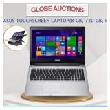 ASUS TOUCHSCREEN LAPTOP(8-GB, 720-GB, i7) WORKING
