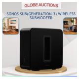 SONOS SUB (GEN-3) WIRELESS SUBWOOFER (MSP:$999)
