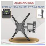 UPTO 50" FULL MOTION TV WALL MOUNT