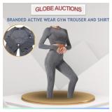 BRANDED ACTIVE WEAR GYM TROUSER AND SHIRT (S)