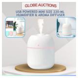 NEW USB POWERED MINI SIZE 220ML HUMIDIFIER+DIFFUSR