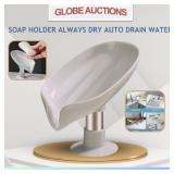 SOAP HOLDER ALWAYS DRY AUTO DRAIN WATER