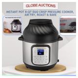 LOOKS NEW 8-QT DUO CRISP AIR FRYER (MSP: $262)