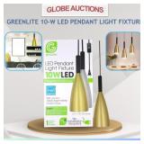 NEW GREENLITE 10-W LED PENDANT LIGHT FIXTURE