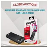 ENERGIZER 20000mAh MAX POWER BANK W/ LCD SCREEN