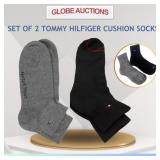 SET OF 2 TOMMY HILFIGER CUSHION SOCKS