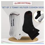 SET OF 2 TOMMY HILFIGER CUSHION SOCKS