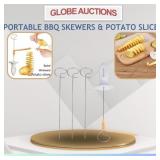 PORTABLE BBQ SKEWERS & POTATO SLICER