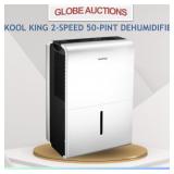 LOOKS NEW KOOL KING 50-PINT DEHUMIDIFIER(MSP:$179)