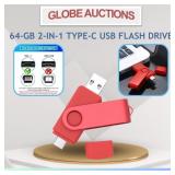 64-GB 2-IN-1 TYPE-C USB FLASH DRIVE