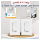 2-PIECES WI-FI SMART DIMMER LIGHT SWITCH