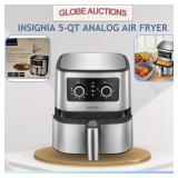 LOOKS NEW INSIGNIA 5-QT ANALOG AIR FRYER(MSP:$100)